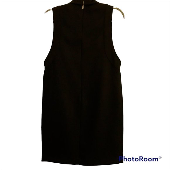 NWT Mango Black Sheath Dress US 2 / XXS - Picture 2 of 3